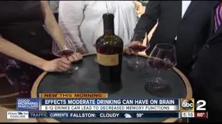 Study: Moderate drinking can damage the brain