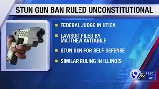 Stun gun ban ruled unconstitutional