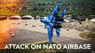 Su-33 FLANKER | Attack on NATO airbase over COLD WAR GERMANY | DCS World | Digital Combat Simulator