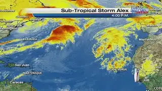 Sub tropical storm alex
