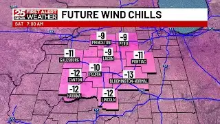 Sub-zero morning wind chills continue