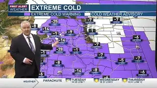 Sub-zero & single-digit lows likely Tuesday morning