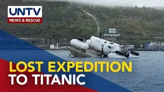 Submersible on expedition to Titanic’s wreckage gone missing with 5 onboard