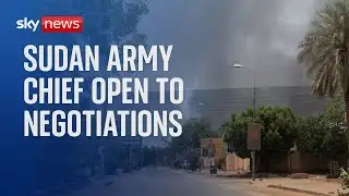 Sudan army chief open to negotiations as fighting continues