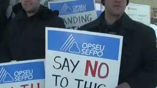 Sudbury Correctional Officers Protest