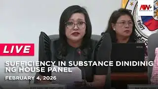 Sufficiency in substance dinidinig ng House Panel | NewsWatch Live