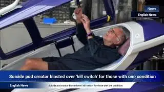 Suicide pod creator blasted over 