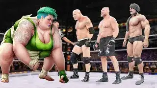 Sumo Girl vs Brock Lesnar Dara Singh Goldberg Raw Full Match