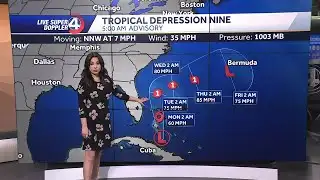 Sunday morning tropical update