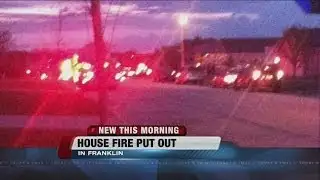 Sunday night fire in Franklin