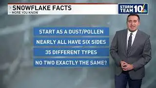 Sunday Science: Different types of snowflakes