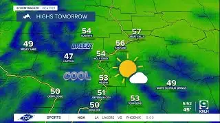 Sunnier and warmer on Friday!