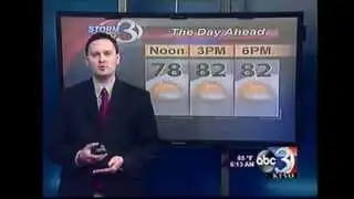 Sunny and Cooler for Tuesday