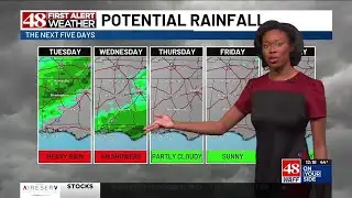 Sunny & near 50° for Groundhog Day Monday