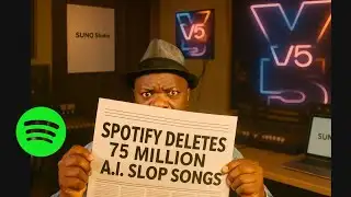 SUNO V5 is Here! But Spotify DELETED 75 Million SONGS! 😱