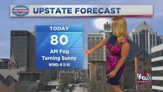 Sunshine sticks around through the weekend