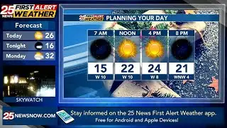 Sunshine today, bitter cold ahead