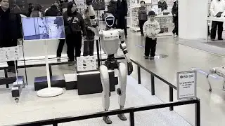 Supermarkets sell humanoid robots
