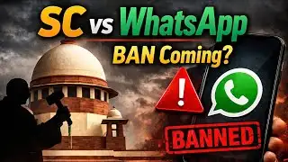 Supreme Court Warns WhatsApp ⚠️ | Ban Coming?