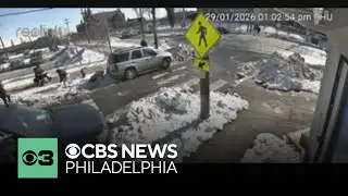 Surveillance video shows fight over saved parking parking spot in Philadelphia