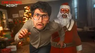 Surviving CHRISTMAS HORROR NIGHT with SANTA
