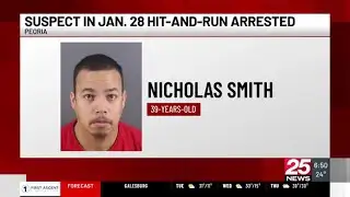 Suspect arrested in Peoria hit-and-run that injured a man