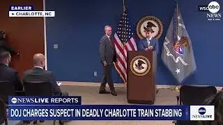 Suspect in Charlotte train stabbing facing possible death penalty, DOJ says