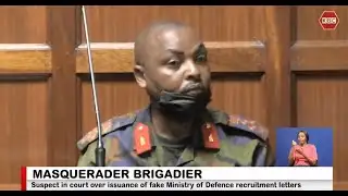 Suspect in court for issuing fake KDF recruitment letters