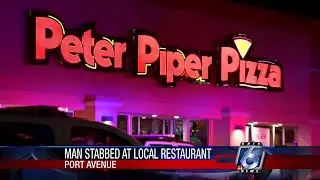 Suspect sought after pizza place stabbing