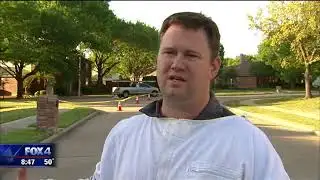 Suspected killer bees form hive inside Allen home