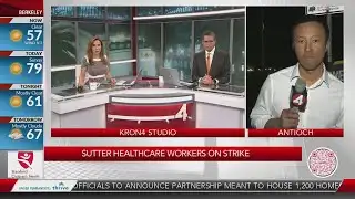 Sutter Health workers strike for new contract
