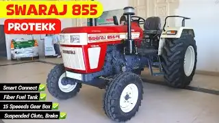Swaraj 855 FE Protek Five Star(L,H,M) Smart Connect New Model Detailed Review with Specifications✅️