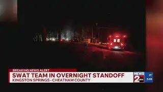 SWAT team in overnight standoff in Kingston Springs