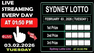 Sydney Lotto Live Result February 03, 2026 | Lotto Live