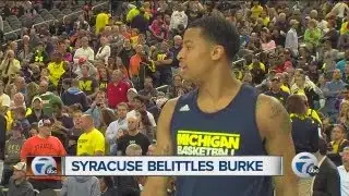 Syracuse belittles Burke, Michigan