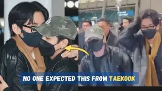 TAEKOOK Caught on Camera — The Airport Moment No One Expected
