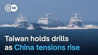 Taiwan simulates response to Chinese invasion | DW News