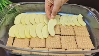 take apples and biscuits ‼️and make this delicious recipe, quick and easy!
