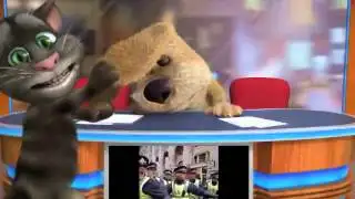 Talking Tom & Ben News fight