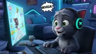 😺😹talking tom is live streaming 🤣🤣funny moments   #shortsfeed #shortslive