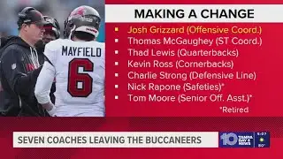 Tampa Bay Buccaneers fire 5 coaches in major staff shakeup