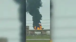 Tank fire extinguished at CITGO after lightning strike
