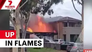 Tarneit father burnt trying to put out a fire | 7NEWS