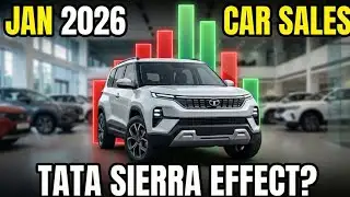 Tata Sierra Effect? 🤯 | Top Selling Car Brands – Jan 2026 India