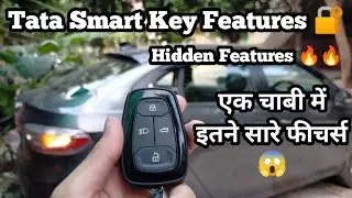 Tata Smart Key 🔐 Features || So many features in one key 😱 || Tata Smart Key Hidden Features 🔥