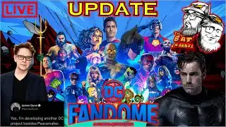 TBC LIVE: DC FanDome Panel Update | Batfleck talks about The Flash | New DC Project for James Gunn