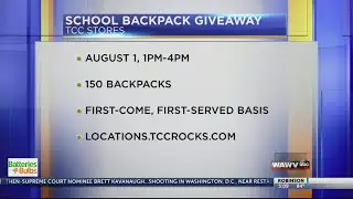 TCC stores to host a school backpack giveaway