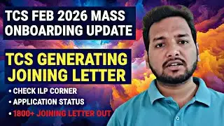 TCS 1800+ Joining Letter Out | Mass Onboarding | ILP Corner Status, Candidates Timeline | NextStep