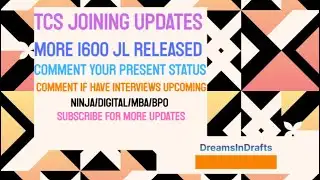 TCS Feb Joining Update 🚨 Mass mails out | MBA/B.Tech hiring | 1600+ JLs | Interviews soon #tcs
