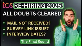 TCS Free NQT 2025 Batch Hiring Again | Re-Hiring Mail, Survey Link Issue & Interview Dates